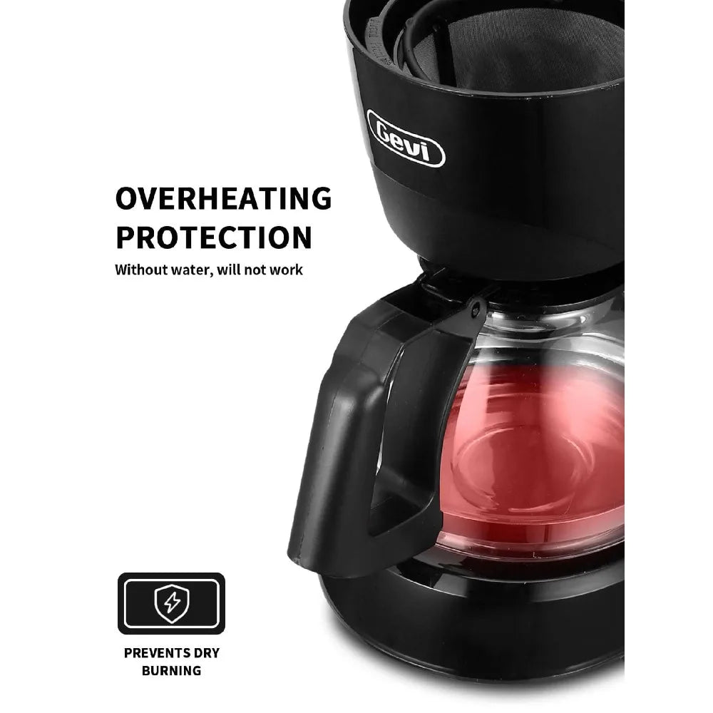 Compact 4-Cup Coffee Maker