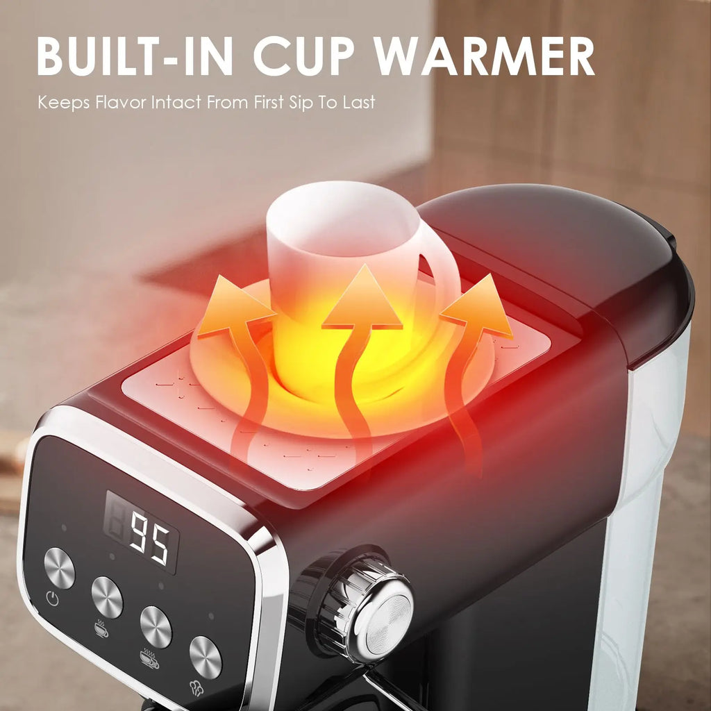 Slim 20-Bar Espresso Machine