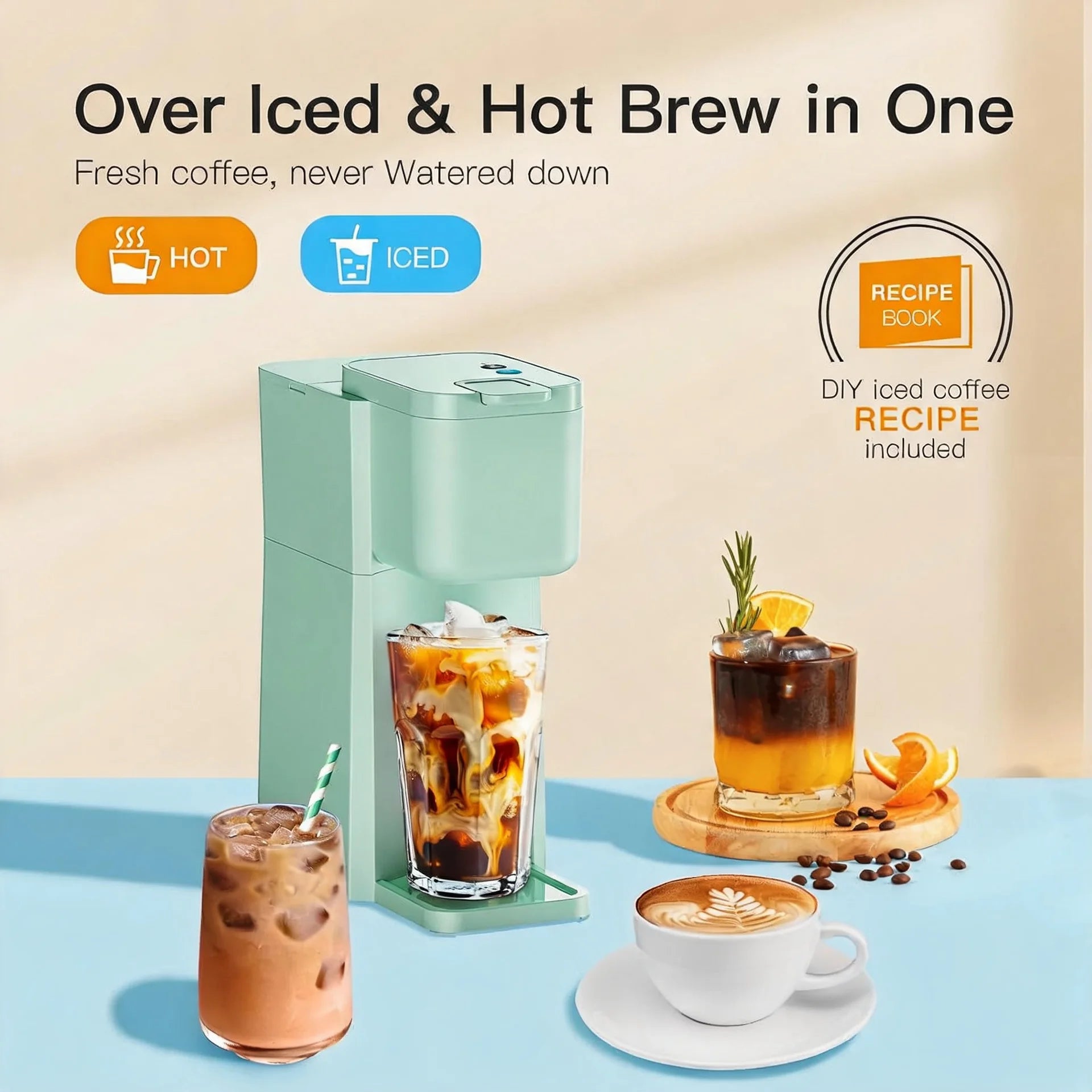 Single-Serve Iced Coffee Maker