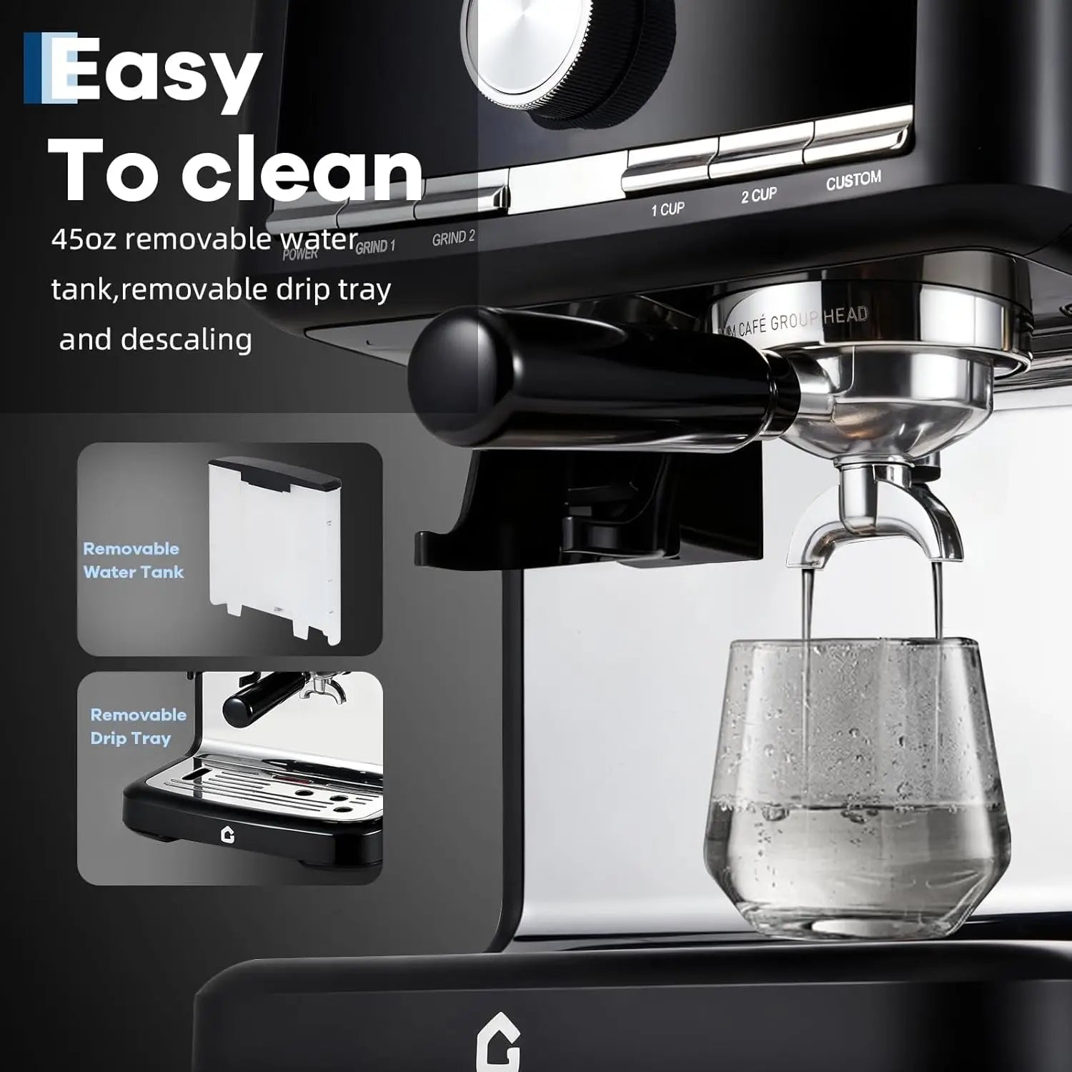 Espresso Machine with Grinder