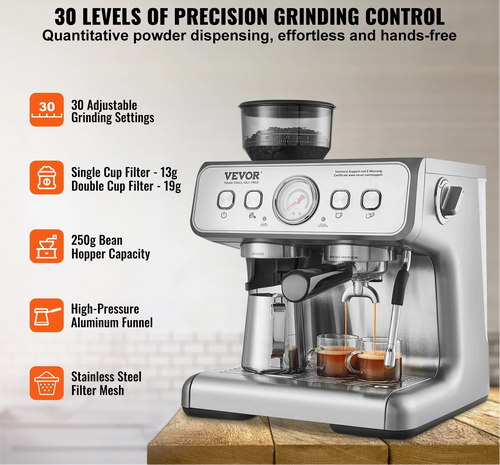 15-Bar Espresso & Frother