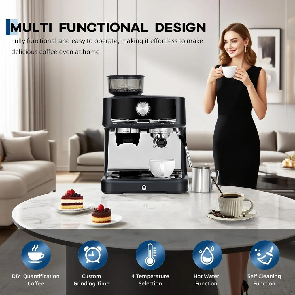 Espresso Machine with Grinder