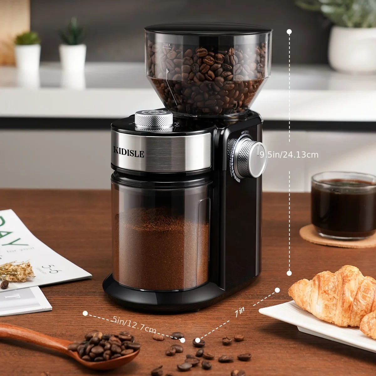 Adjustable Burr Coffee Grinder