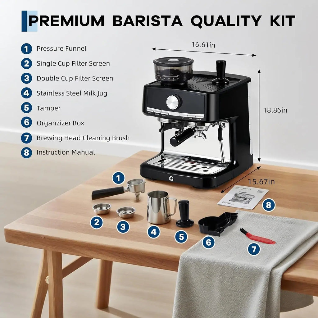 Espresso Machine with Grinder