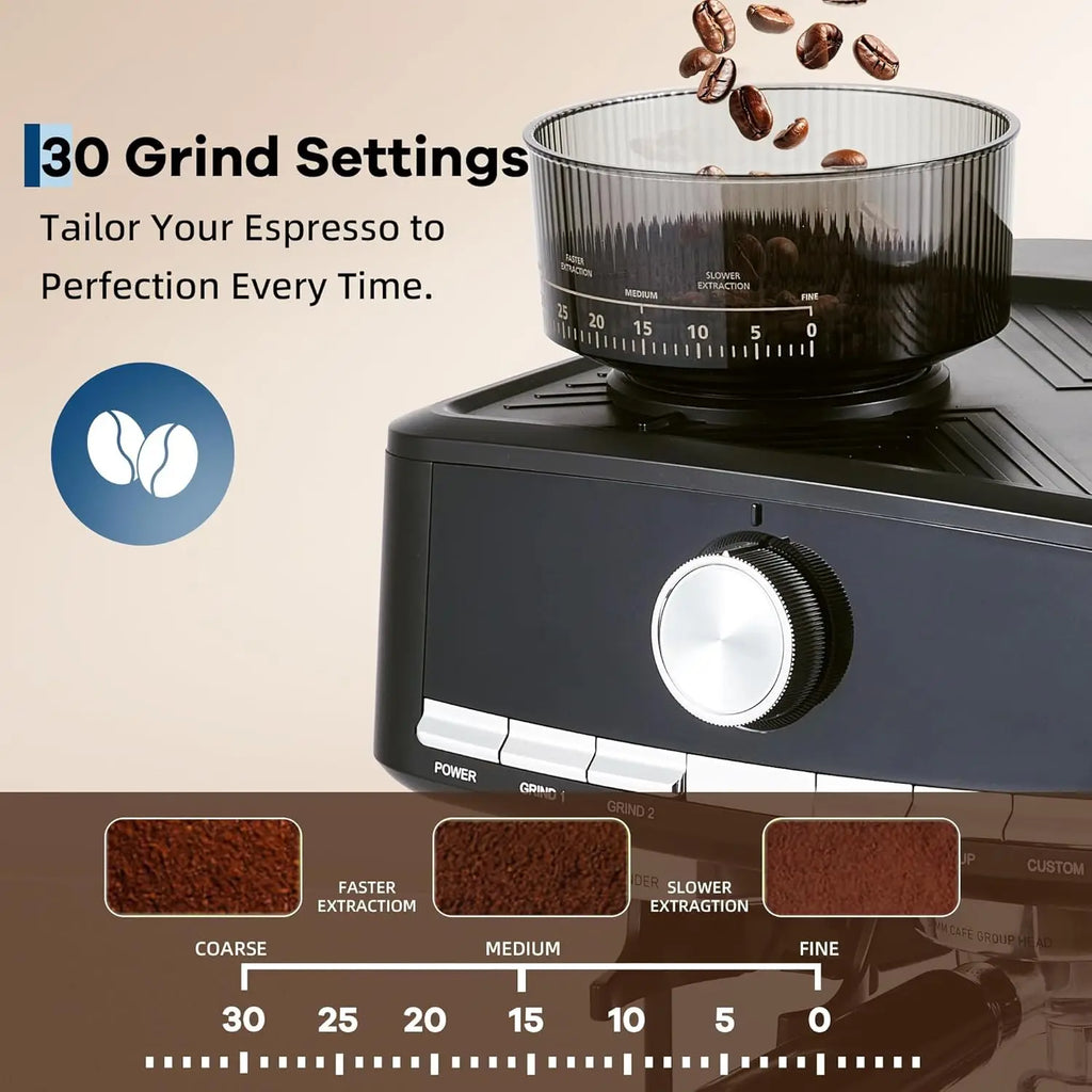 Espresso Machine with Grinder