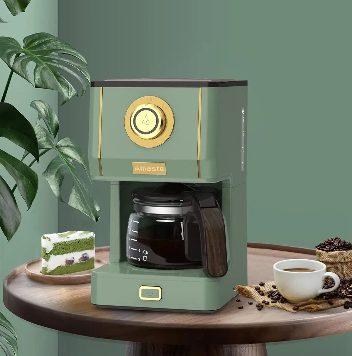 Retro Matcha Drip Machine