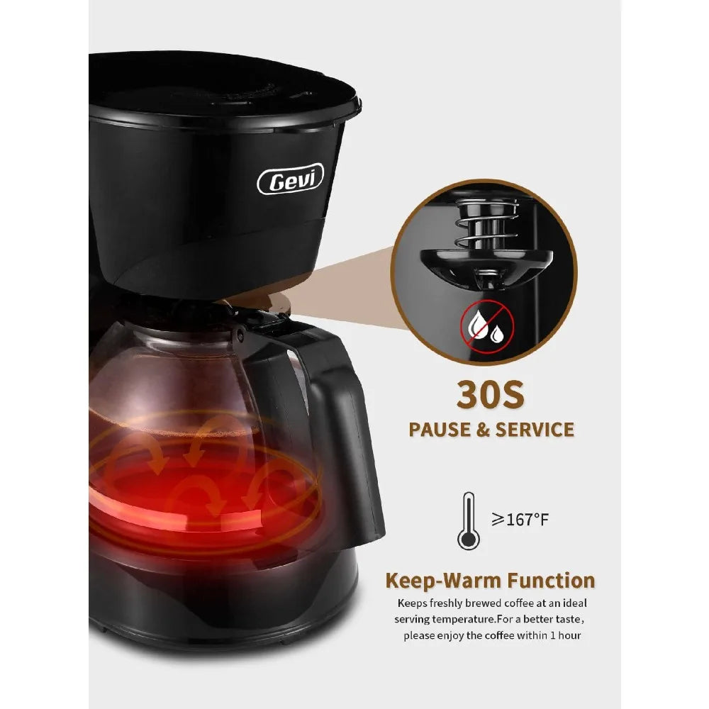 Compact 4-Cup Coffee Maker
